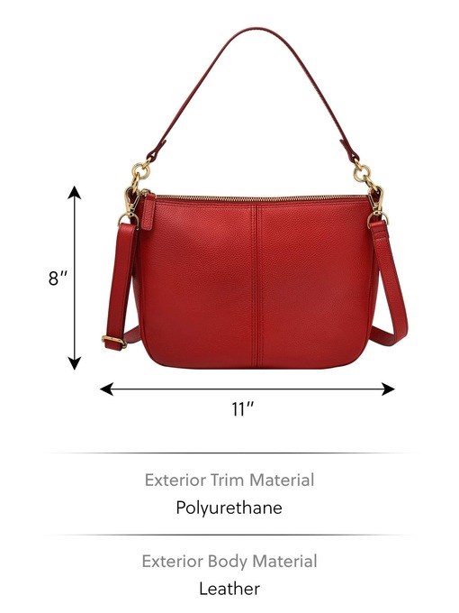 Fossil Jolie Red Crossbody Bag ZB7716611