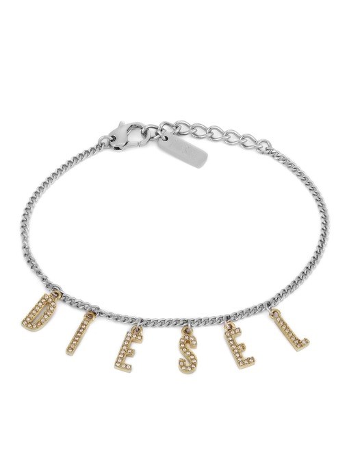 Diesel Font Silver Bracelet DX1544040