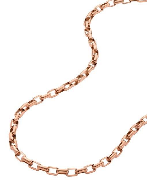Fossil Archival Rose Gold Necklace JOF01101791 Fossil Archival Rose Gold Necklace JOF01101791