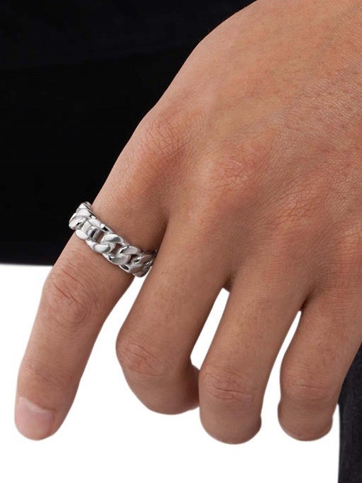 Emporio Armani Silver Ring EGS29810409