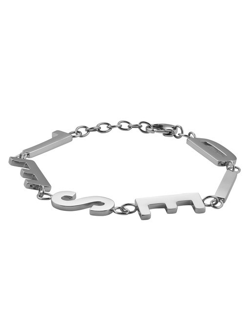 Diesel Font Silver Bracelet DX1544040