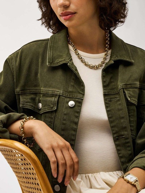 Fossil Archival Gold Necklace JOF01105710 Fossil Archival Gold Necklace JOF01105710