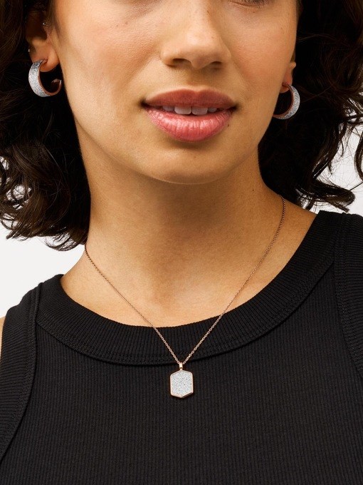 Fossil Hazel Rose Gold Earring JOF01112791