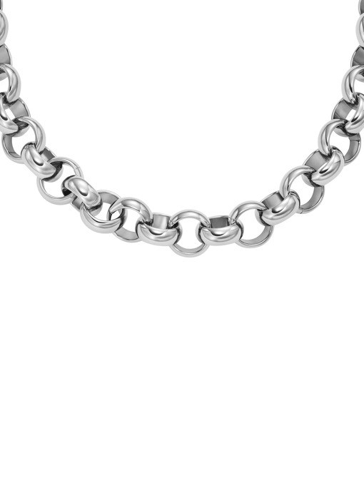 Fossil Archival Silver Necklace JOF01106040