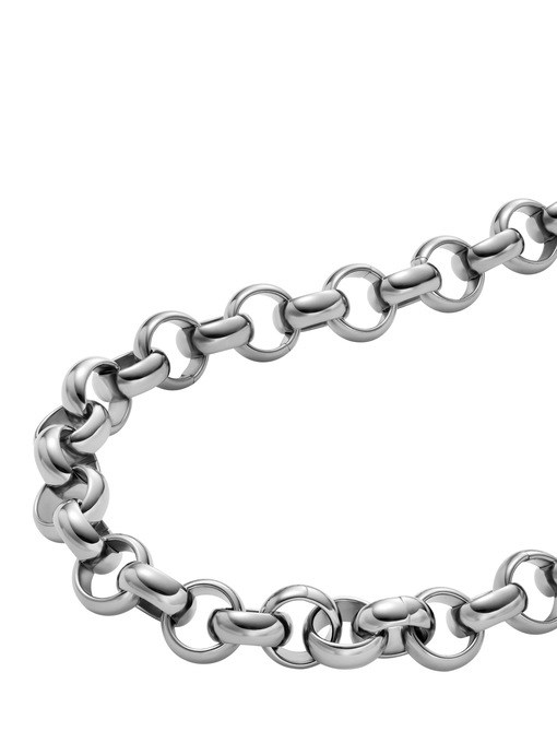 Fossil Archival Silver Necklace JOF01106040