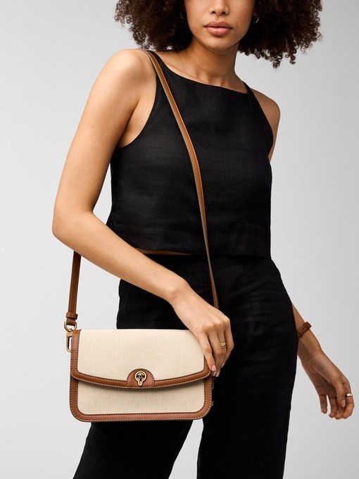 Fossil Ainsley Brown Crossbody Bag SHB3180101