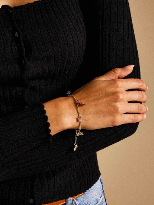 Fossil Jewelry Two Tone Bracelet JFC04828998 Fossil Jewelry Two Tone Bracelet JFC04828998