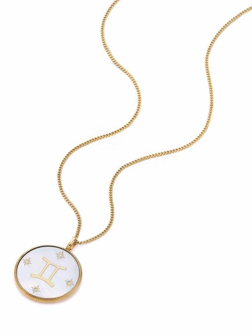 Fossil Sutton Gold Necklace JF04840710 Fossil Sutton Gold Necklace JF04840710