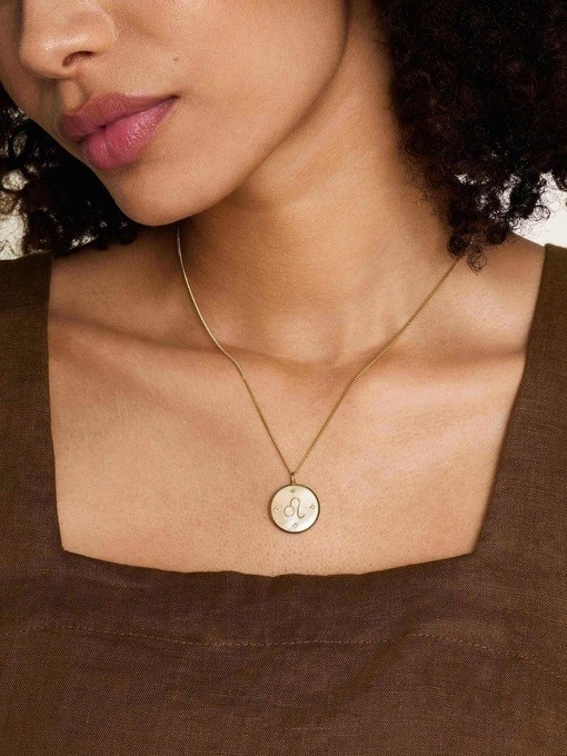 Fossil Sutton Gold Necklace JF04842710