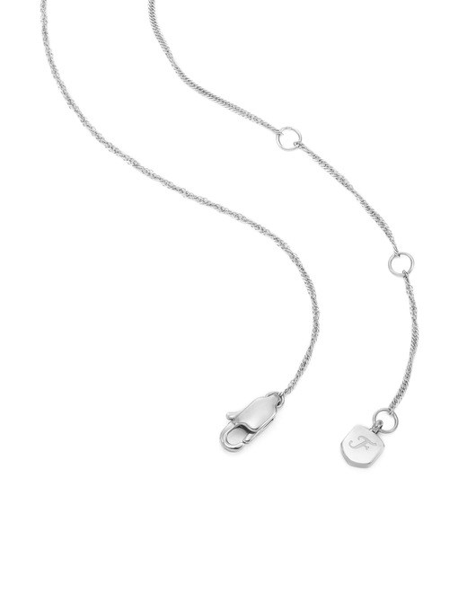 Fossil Sutton Silver Necklace JF04836040
