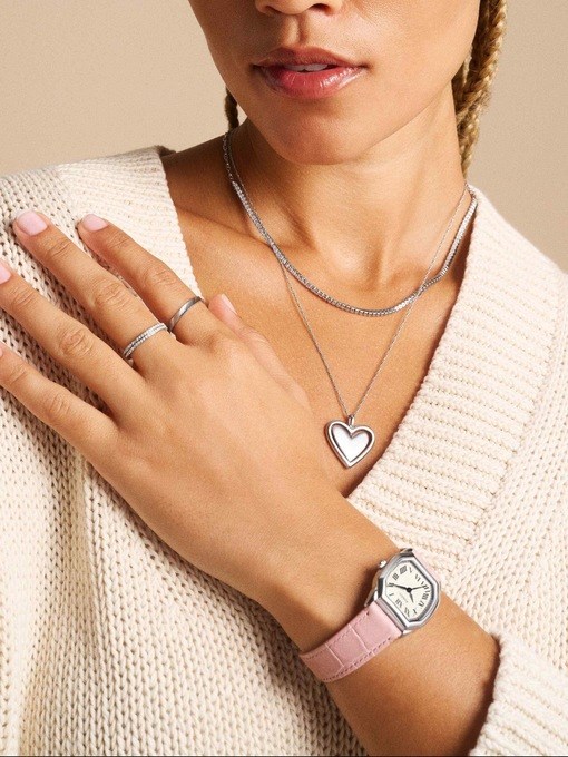 Fossil Sutton Silver Necklace JF04836040