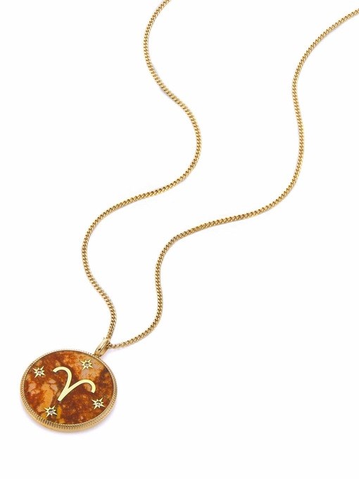 Fossil Sutton Gold Necklace JF04838710