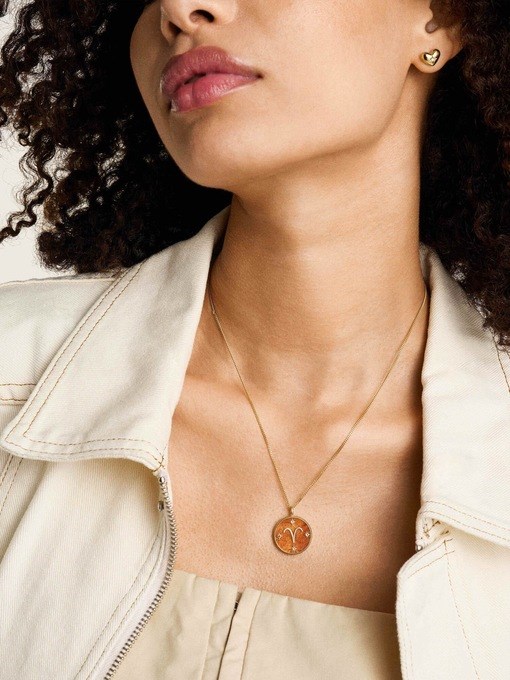 Fossil Sutton Gold Necklace JF04838710