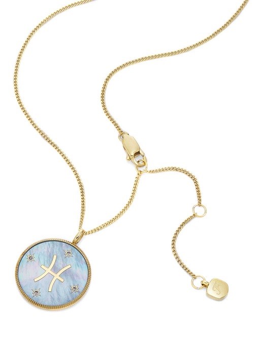 Fossil Sutton Gold Necklace JF04848710