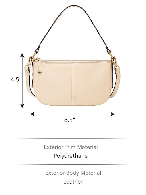 Fossil Jolie White Crossbody Bag ZB11097120