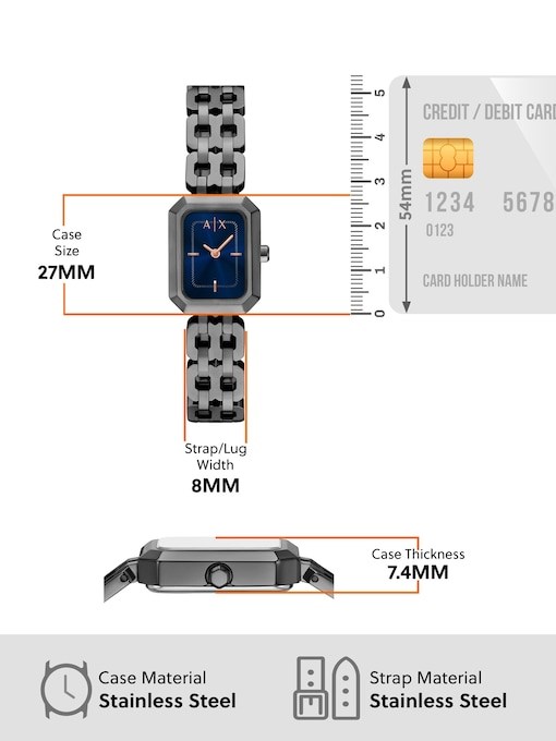 Armani Exchange Gun-Metal Watch AX5812