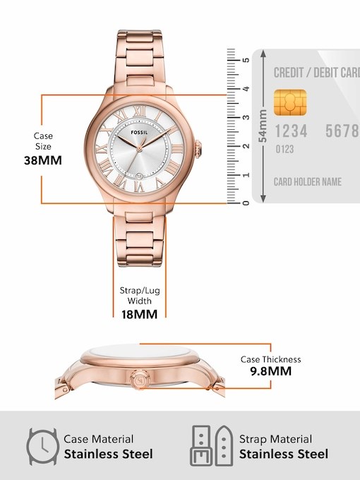 Fossil Gilmore Rose Gold Watch ES5394