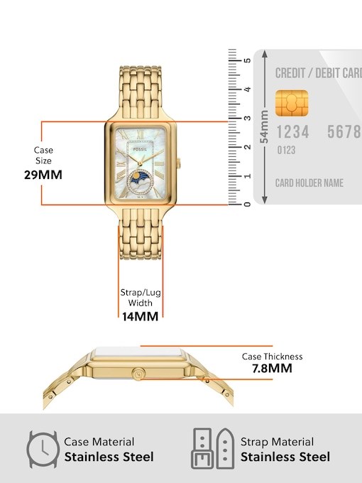 Fossil Raquel Gold Watch ES5398