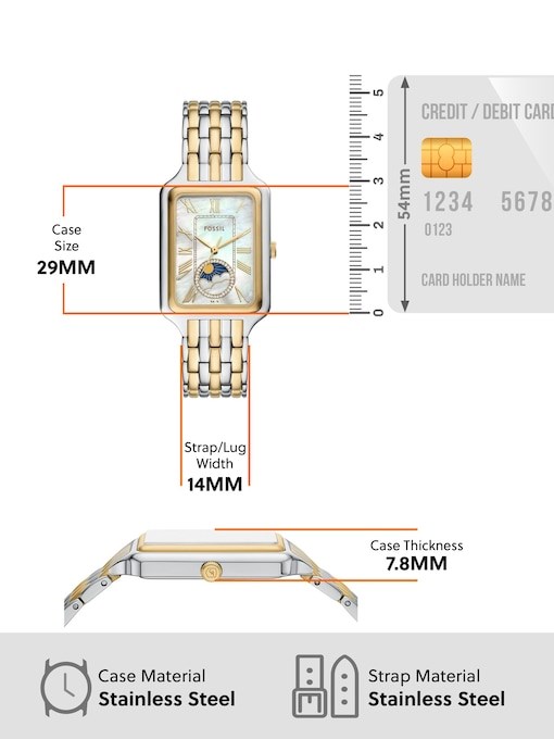 Fossil Raquel Two Tone Watch ES5399