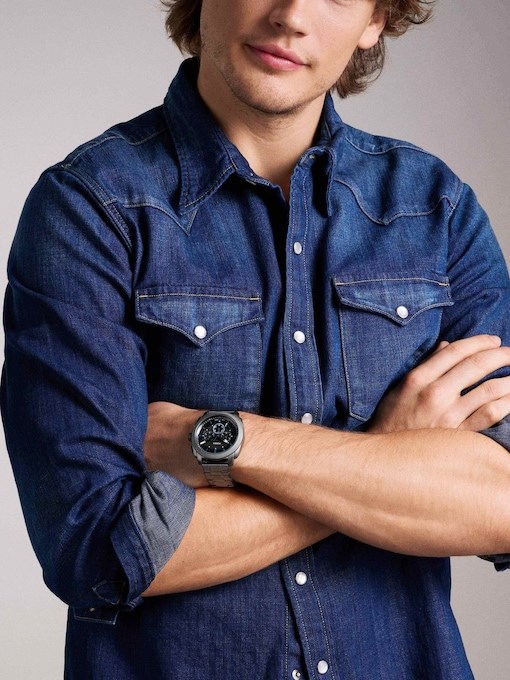 Fossil Machine Gun-Metal Watch FS6098