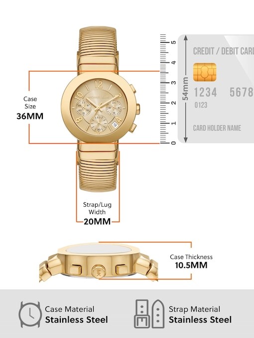 Michael Kors Gramercy Gold Watch MK7525