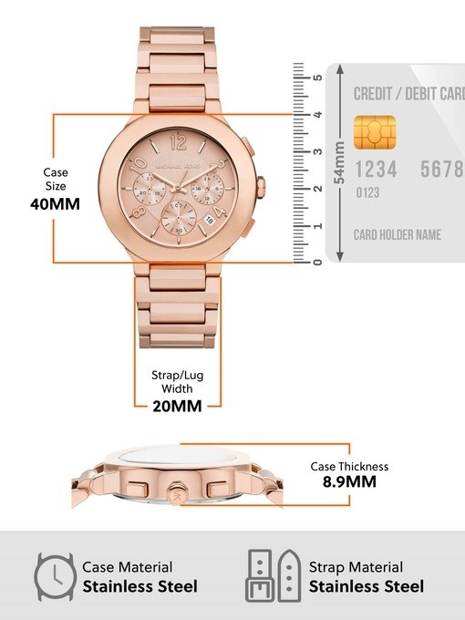 Michael Kors Gramercy Rose Gold Watch MK7521