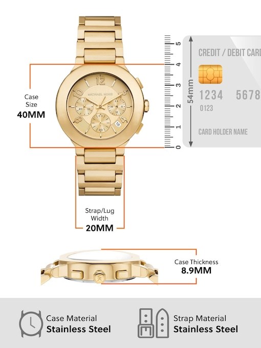 Michael Kors Gramercy Gold Watch MK7520