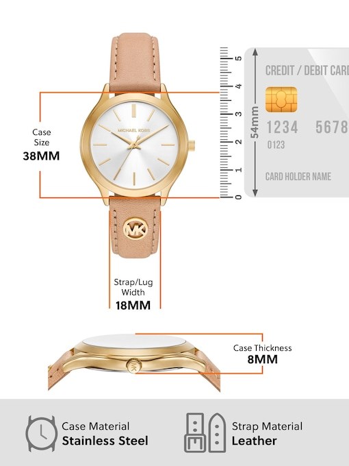 Michael Kors Slim Runway Nude Watch MK7533