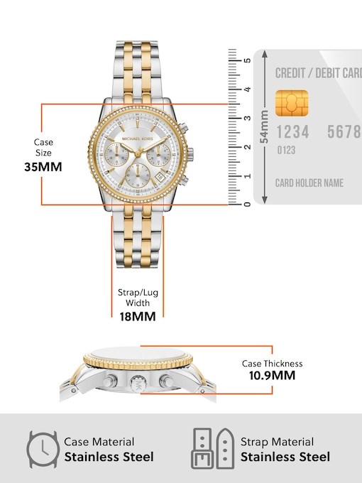 Michael Kors Ritz Two Tone Watch MK7532