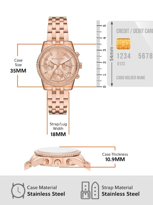 Michael Kors Ritz Rose Gold Watch MK7531