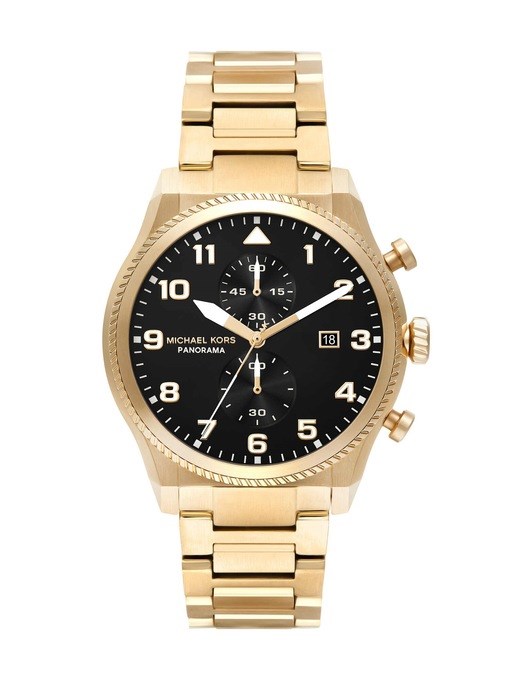 Michael Kors Panorama Gold Watch MK9195