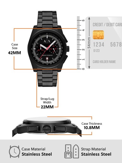 Armani Exchange Black Watch AX2864