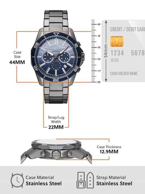 Armani Exchange Gun-Metal Watch AX1967