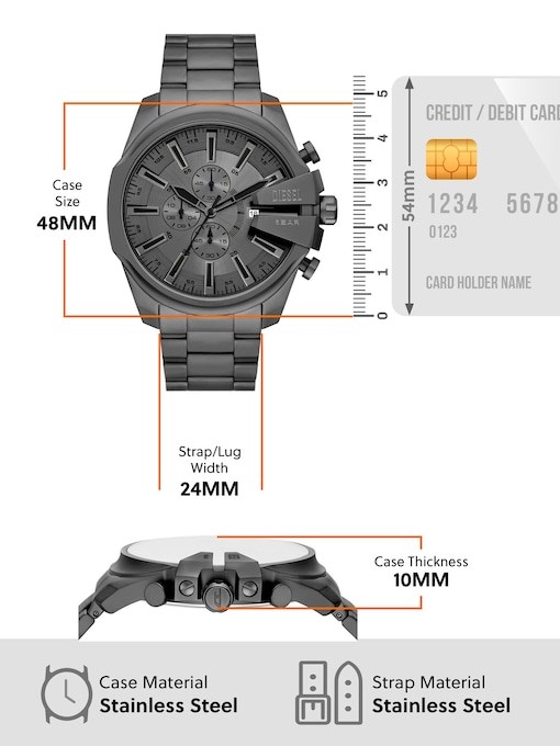 Diesel Mega Chief Slim Gray Watch DZ4676