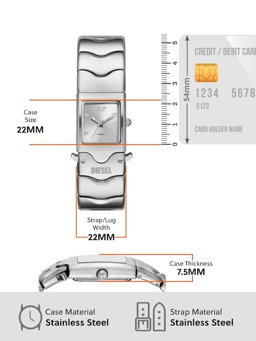 Diesel Closer Silver Watch DZ2222