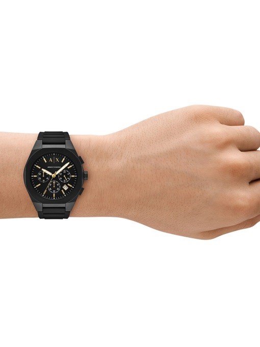 Armani Exchange Black Watch AX7165SET