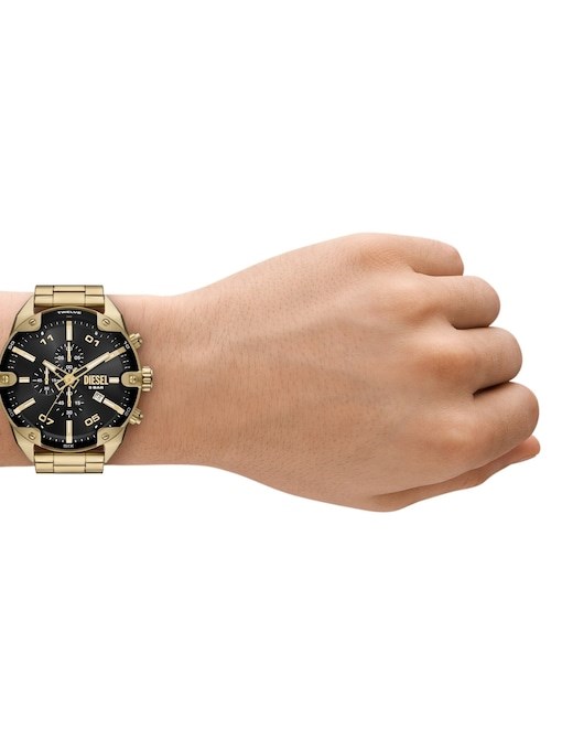 Diesel Spiked Gold Watch DZ4678