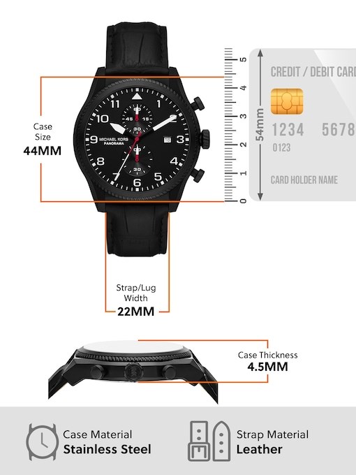 Michael Kors Panorama Black Watch MK9201
