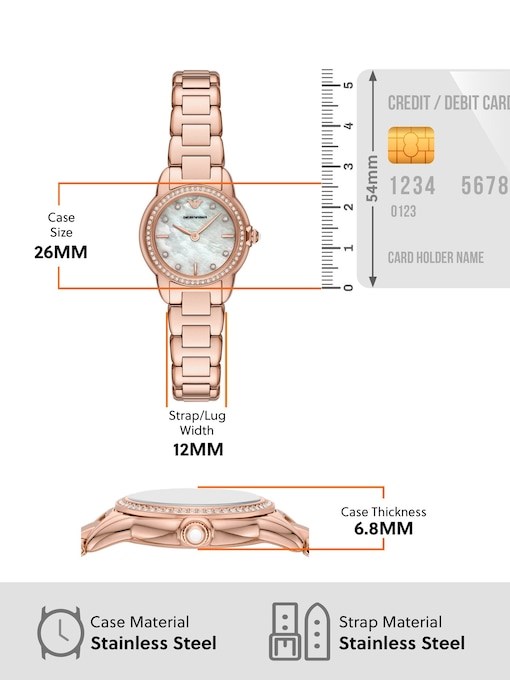 Emporio Armani Rose Gold Watch AR11671