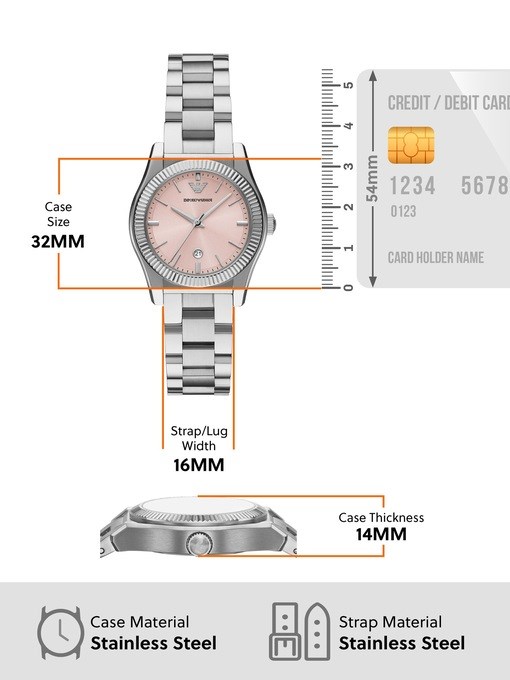 Emporio Armani Silver Watch AR11658