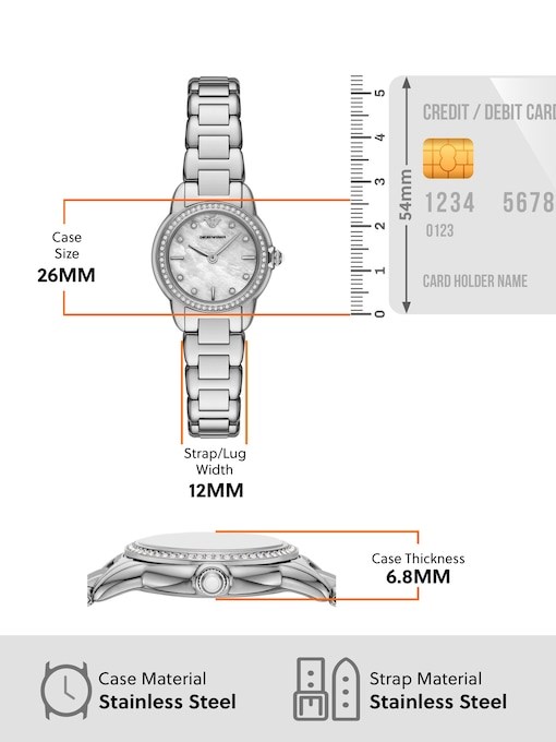 Emporio Armani Silver Watch AR11669