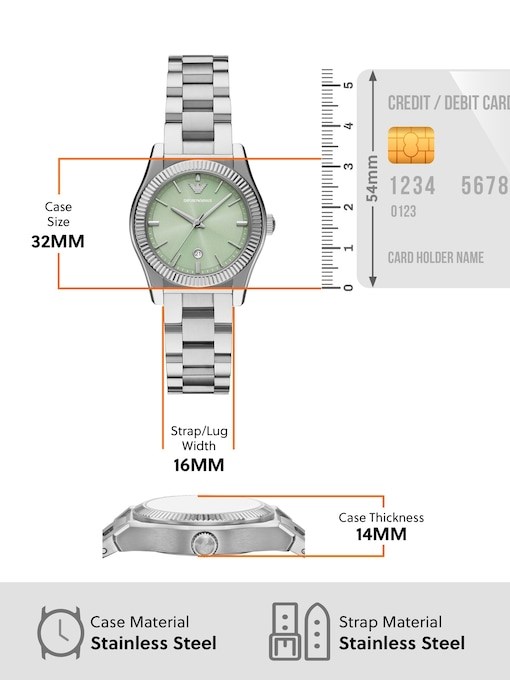 Emporio Armani Silver Watch AR11656