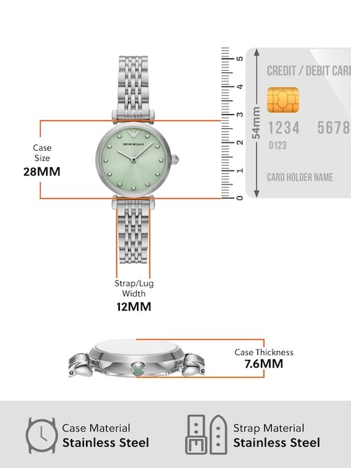 Emporio Armani Silver Watch AR11667