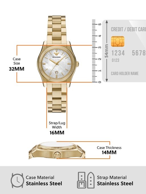 Emporio Armani Gold Watch AR11657