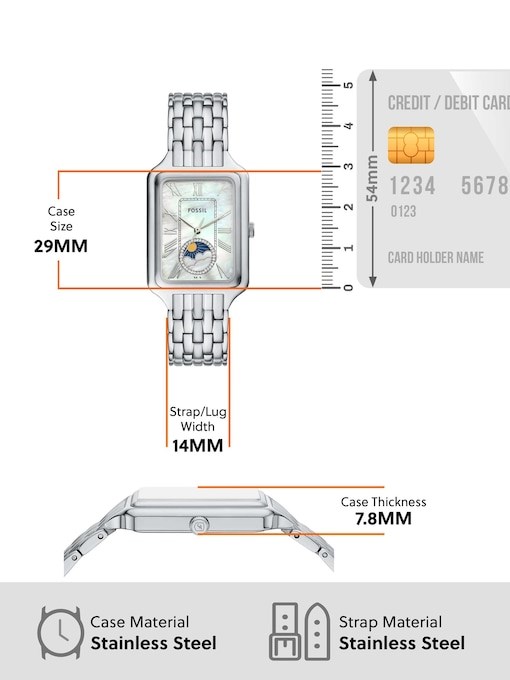 Fossil Raquel Silver Watch ES5400