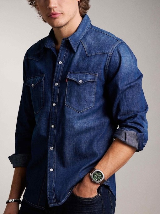 Fossil Machine Brown Watch FS6100