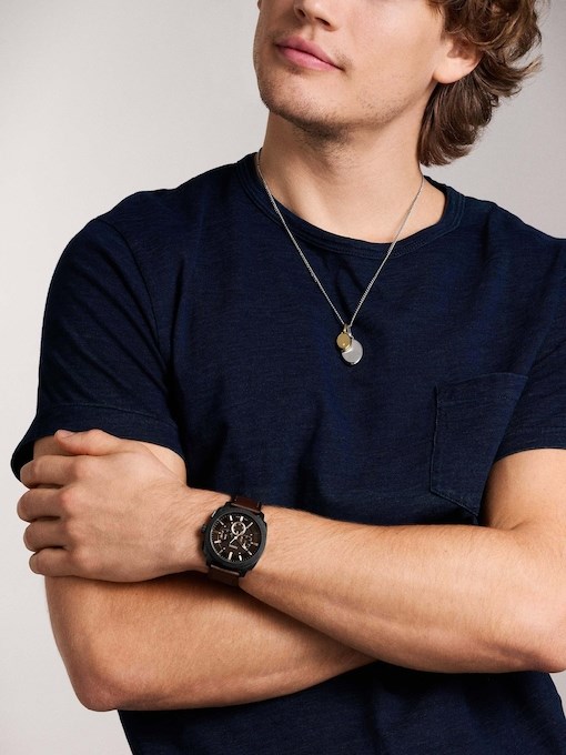 Fossil Machine Brown Watch FS6101