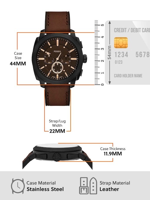 Fossil Machine Brown Watch FS6102SET
