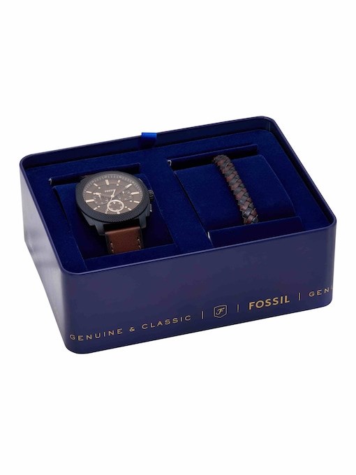 Fossil Machine Brown Watch FS6102SET