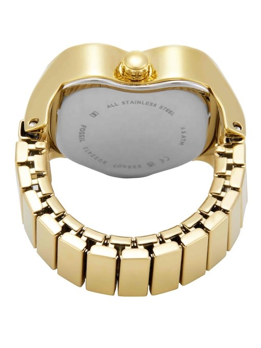 Fossil Watch Ring Gold Watch ES5407
